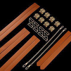 LOCKINK 8-Bondage-Straps Restraint Set - Brown