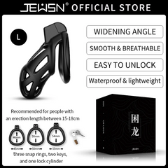 jeusn male chastity cage sex toys discreet sissy femboy chastity cock cage Device Penis Rings Male With 3 Size Men'S Adult Goods