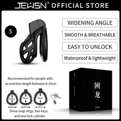 jeusn male chastity cage sex toys discreet sissy femboy chastity cock cage Device Penis Rings Male With 3 Size Men'S Adult Goods