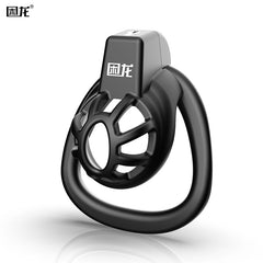 JEUSN Male Pot lid Chastity Cage Invisible Lock Chastity Device Lightweight Breathable Cock Cage Device Sex Toys Safe ABS Penis Cage for Men with 3 Sizes Rings,two Keys & Waterproof Copper Lock